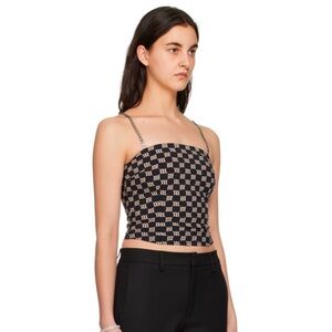 MISBHV monogram chainmail tank